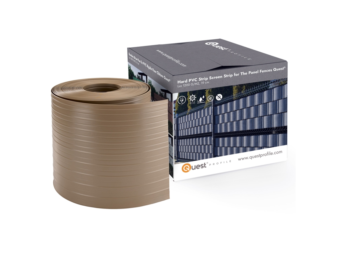 Quest Tira De Vedação 19 Cm Para Vedações Dupla Barra, Bege, 10x2.52 M