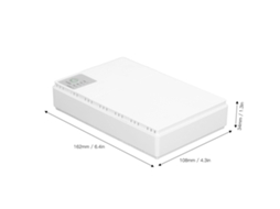 Laxiscreed No-break Com Saída 5v, 9v E 12v, Portas Usb Poe Confiável E Fácil De Usar