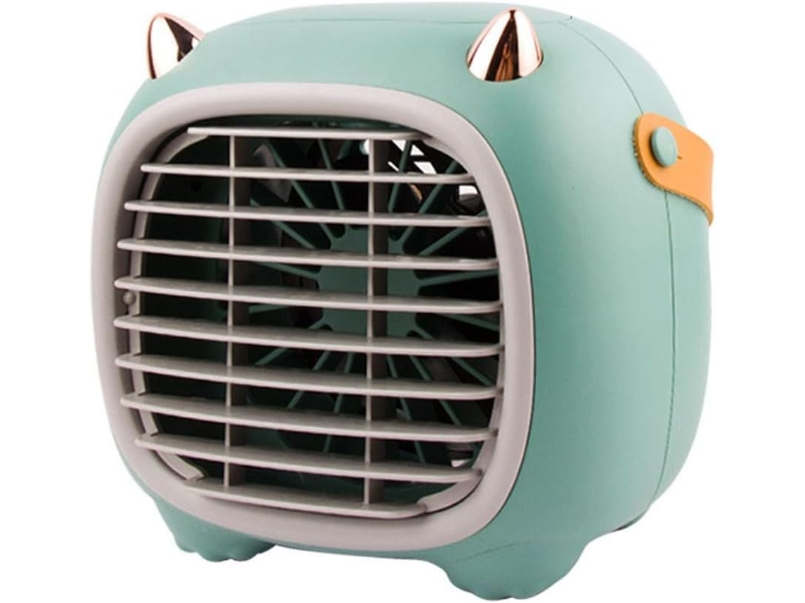 Ventilador Portátil Com Clipe, Visor Led E 100 Velocidades De Vento.