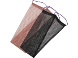 Conjunto de 2 redes africanas de tecido elástico Chinlon para esfregar.