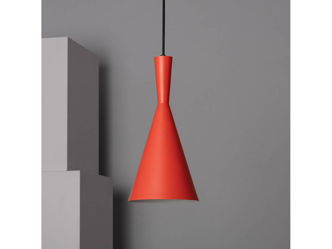 Candeeiro Suspenso Aluminio Tri Lennon Terracota