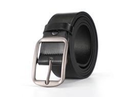 Cinto Masculino De Tpu Com Fivela De Agulha Yuysan, Largura 3,8 Cm, Comprimento 120 Cm,cor Preta