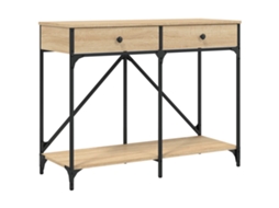 Console Table, Console Tables Vidaxl Marrom Madeira Processada (n/a)