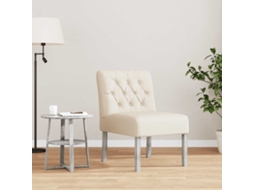 Vidaxl Cadeirão Linho Design De Botões