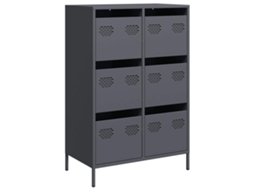Highboard, Highboards Vidaxl Antracite Metal (n/a)
