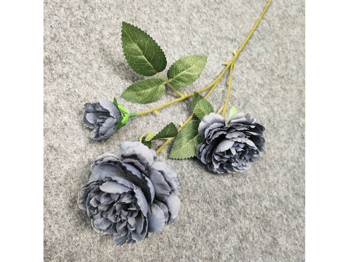 Ramo de Peonias Artificiales Azul Marino BRILVIBERA