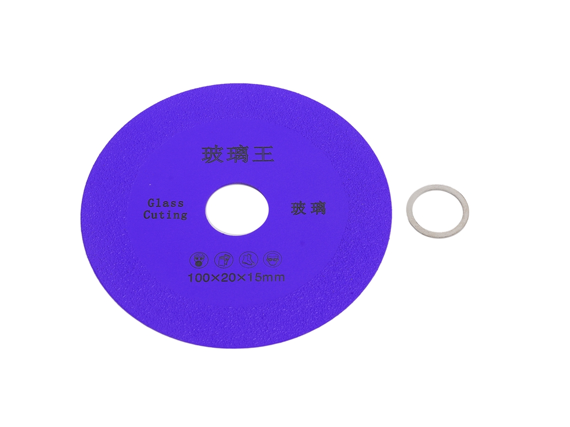 Disco De Corte Diamante Delgado De 4 Polegadas Lâmina De Serra Para Cerâmica Vidro Garrafas Polido Roxo