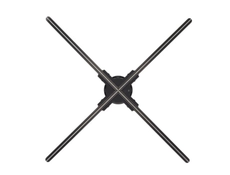 Display holográfico 3D 1024x768p com WiFi e controle de aplicativo, máquina de publicidade holográfica para exposição em janelas, 110-240 V, Xyvona