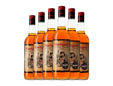 Brandy Conhaque MOYA Martignac (1 L - 6 Unidades)