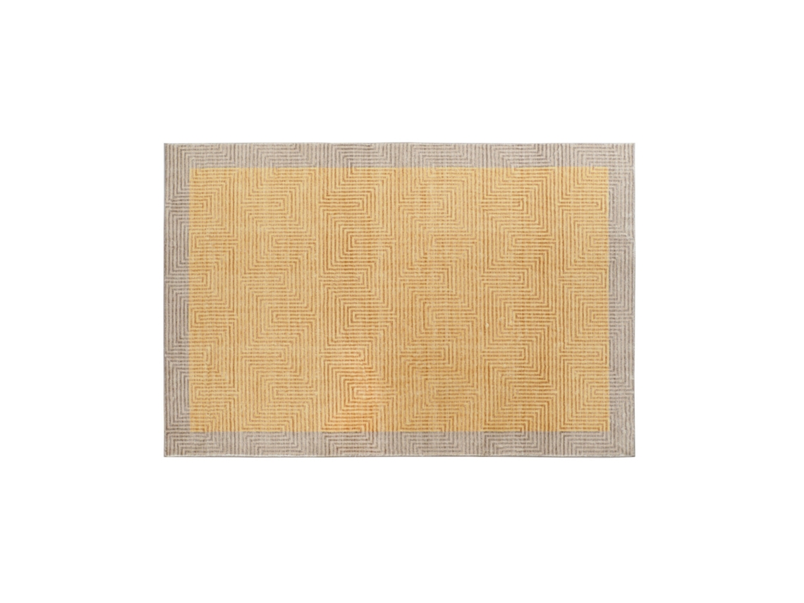 Tapete de Poliéster 600 G/m², Amarelo, 120 X 180 X 0,7 Cm ALEXANDRA HOUSE LIVING