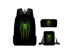 KOHREE Conjunto de Três Peças de Mochila Escolar Do Homem-Aranha