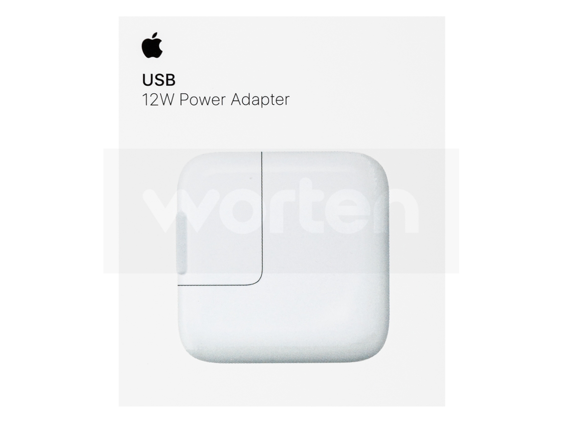 Adaptador APPLE MD836ZM/A (iPad - Parede - USB - 1 Porta - Branco)