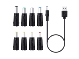 Cabo De Carregamento Usb 5,5 X 2,1 Mm, 3,5 4,0 4,8 6,4 2,5 6,3 Led