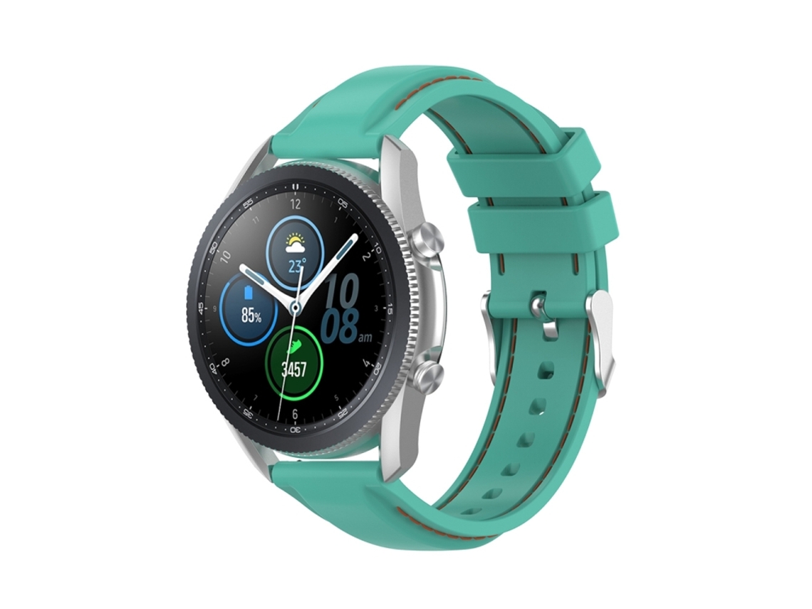 Bracelete Para Samsung Galaxy Watch 3 (41mm) / Active2 / Active / Gear Sport - Silicone (20mm) - Mint Green