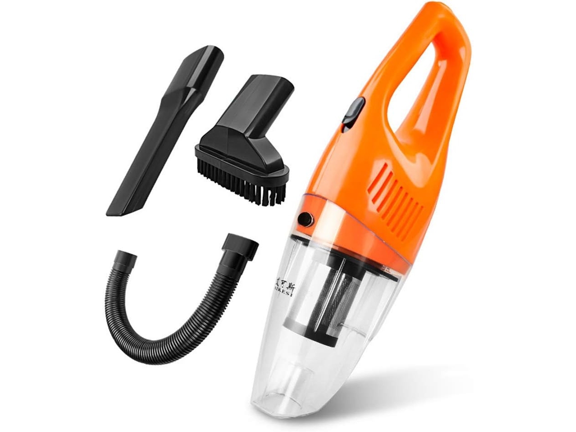Aspirador De Pó Portátil Para Carro, 120w 12v, Dupla Função, Mais Potente Para Uso A Seco E Úmido, Com Plugue Para