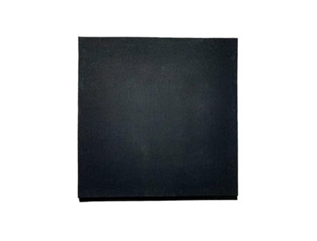 Telha de borracha de alta densidade 1x1m - Grânulos Finos 20mm