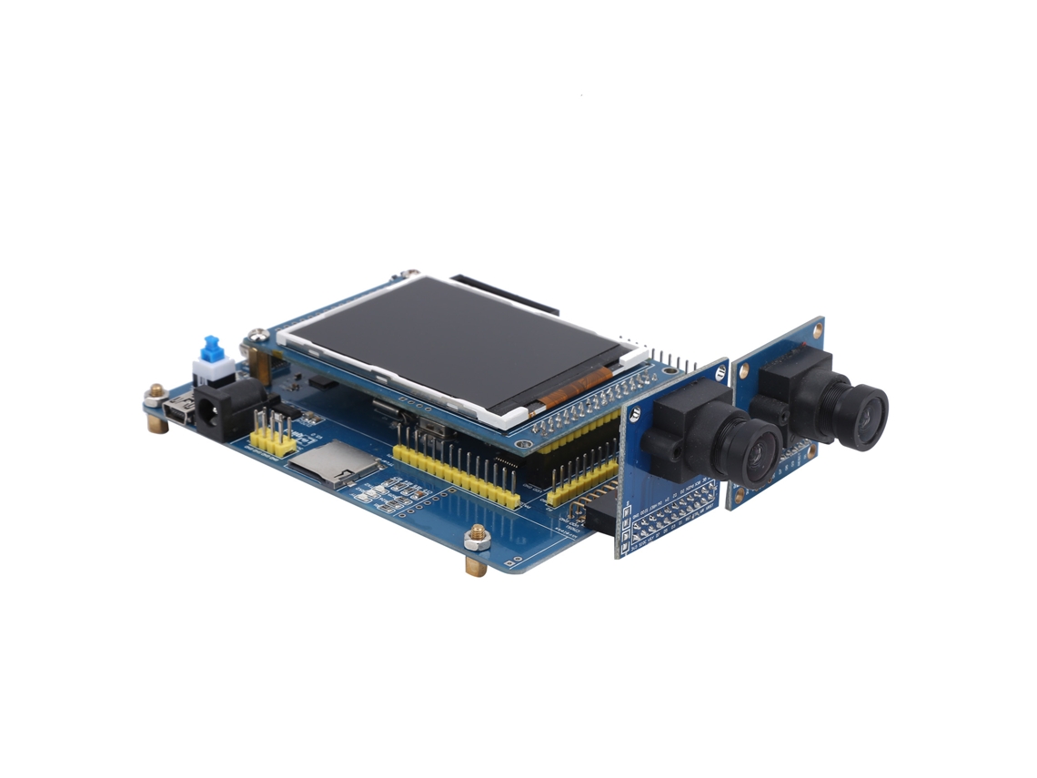 Laxiscreed Placa De Desenvolvimento Stm32f103 Com Dual Câmera Para Microcontroladores Cortex-m3