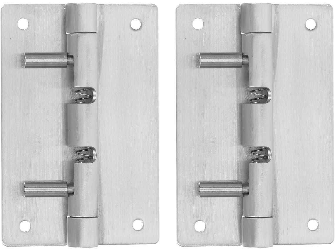 Dobradiças Galpada Para Portas De Armários Cozinha, 2 Peças, Em Aço Inoxidável Com Suporte Reforçado Para Cozinha