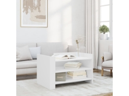 Vidaxl Mesa De Centro 80x50x50 Cm Derivados De Madeira Branco