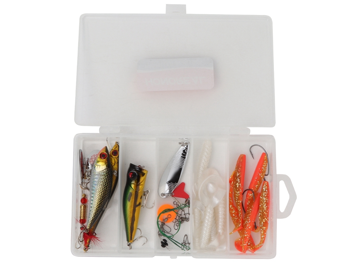 14-piece Hard Bait Spinner Set To Attract Fish And Increase Hook Rate, Exclusive In Overseas Warehouses