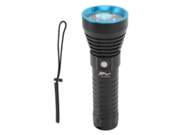 Rebe-lanterna De Mergulho 3000lm Led Anti-pânico Ipx8 Impermeável 100m Lanterna Submarina Azul