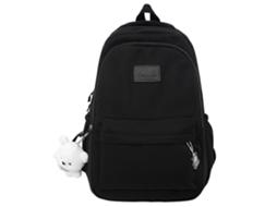 Mochila Escolar Feminina, Mochila Para Adolescentes, Mochila Para Estudantes, Cor Sólida, Vários Bolsos, Mochila De Viagem Para Mulheres Olysi Shop