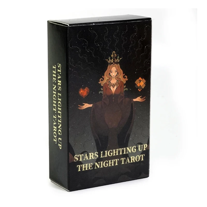 Baralho De Tarô "a Luz Das Estrelas Ilumina O Céu Noturno" (edição Regular) - Um Baralho Vibrante Com Ilustrações Em Estilo Asiático.