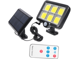 Luminária De Parede Solar Para Uso Externo, Luz Solar Recarregável, Decoração Para Casa, Preta Gokoco