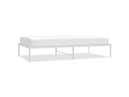 Bed Frame, Bed Frames Vidaxl Branco Aço (100 X 190 Cm)