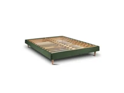 Estrutura De Cama Tribu  Forest Pés Cônicos 183 X 133 Cm Altura 30 Cm Indream
