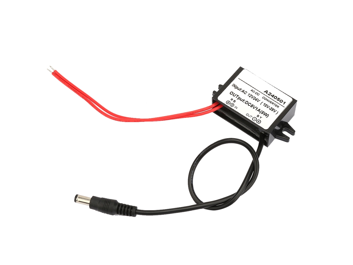 Laxiscreed Módulo Fonte De Alimentação Ac-dc 10-28v Para 5v 1a Compatível Com Diversos Dispositivos