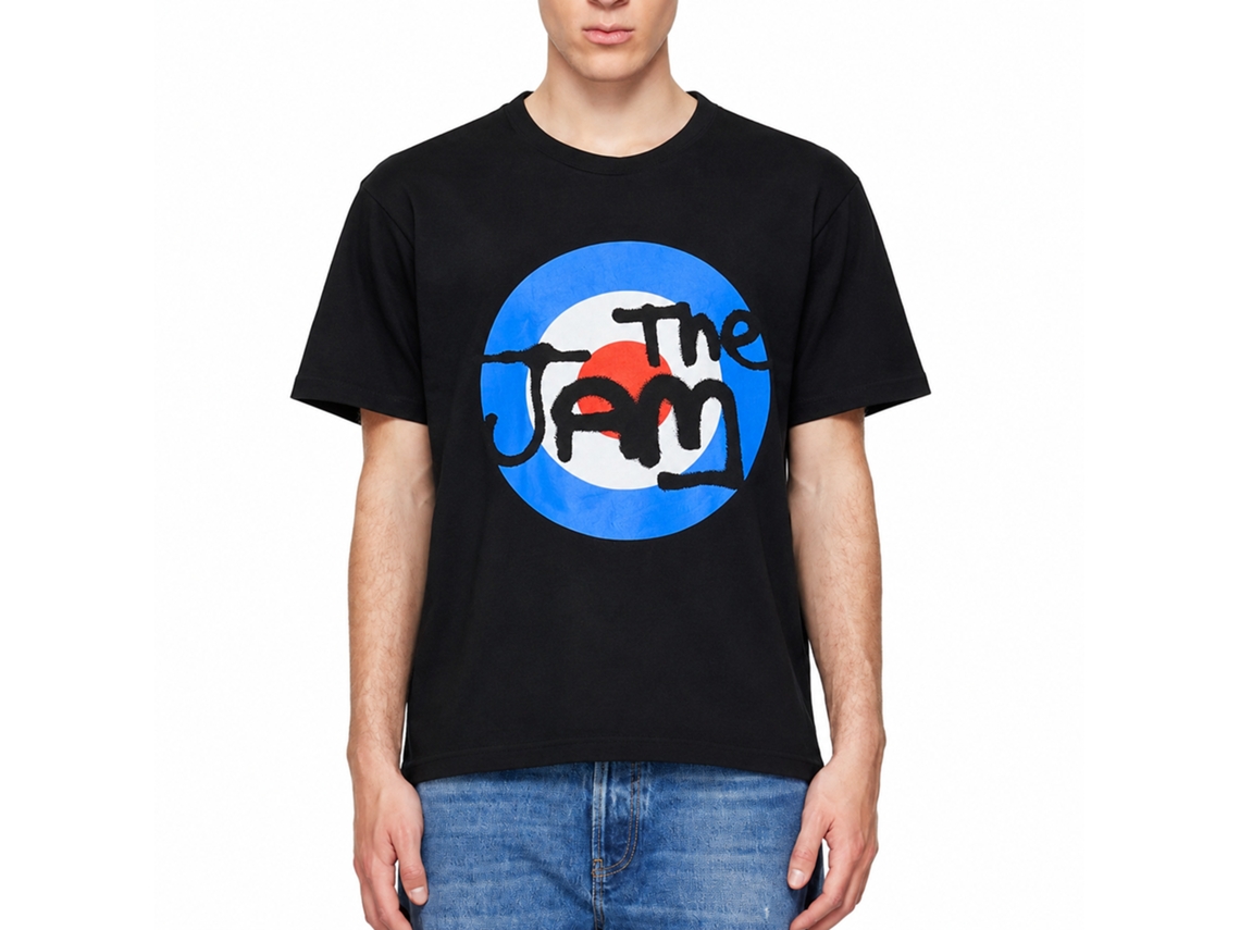 The Jam Target T-shirt Black Unisex Adults Size:xxl