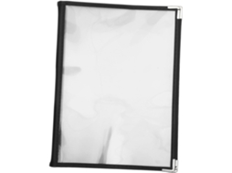Pasta Cardápio De Restaurante Artibetter Com Capa Transparente Em Pvc, 16 Painéis, Fácil Manutenção E Limpeza