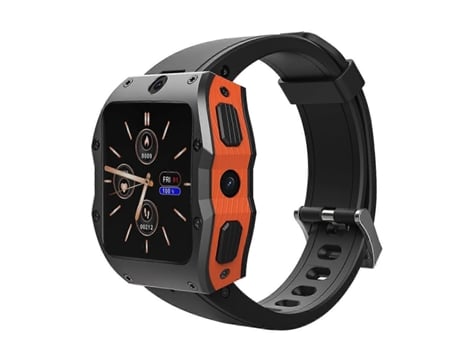 Relógio inteligente Hengrongshen Modelo X de 1,99 polegadas, à prova d'água IP68, Android 9.0 4G, com câmera dupla e acabamento fosco