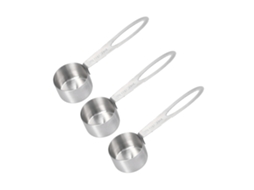 Colher de porcelana grande S/MARCA, com cabo longo, branca, para aveia, sopa, mesa
