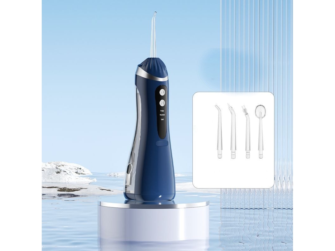 Irrigador Oral Flosser Dental Portatil Ortodontico Especializado Raspador Oral Azul CHRUI Worten.pt