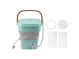 Laxiscreed Máquina De Lavar Portátil, Capacidade De 16l, Totalmente Automática Com Luz Azul