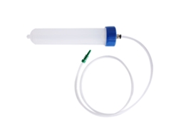 Adaptador de seringa de plástico à prova de explosão de alta qualidade, com capacidade para 200 cc, para bombeamento de óleo líquido.