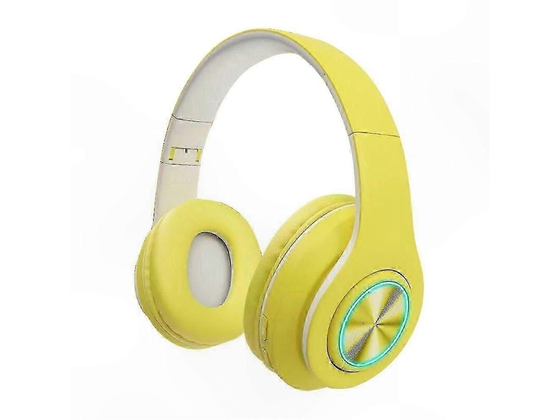 Fones de Ouvido Sem Fio Bluetooth 5.0 com Iluminação Rgb e Slot para Cartão Tf TAISHENGDA