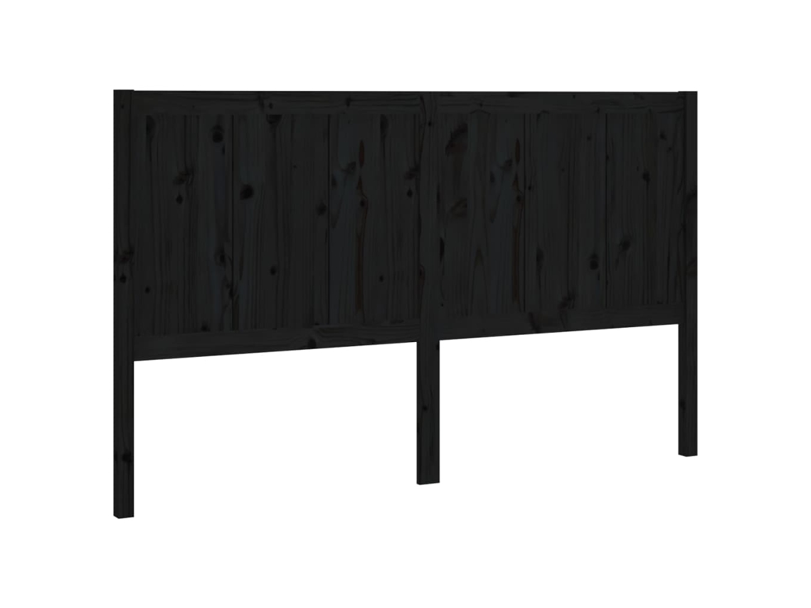 Cabeceira de Cama 205,5x4x100 Cm Pinho Maciço Marrom MAISON EXCLUSIVE