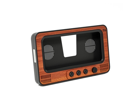 Suporte Realista Para Celular, Suporte Portátil Universal Estilo Retrô Em Formato De Tv Para Celular