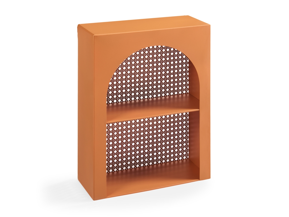 Prateleira De Parede Jäller Metal 40x30x13 Cm Laranja [EN.CASA]