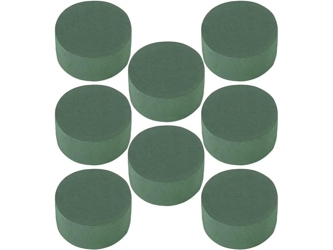 Conjunto De 8 Blocos Redondos De Espuma Com Alta Absorção Para Decoração De Casamentos E Eventos.