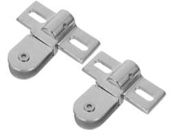 Dobradiças Pivotantes De Vidro Para Portas Box Chuveiro E Vitrines,
