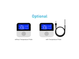 Medidor de temperatura e umidade Wi-Fi com app, tela LCD de 2.9 polegadas para casa