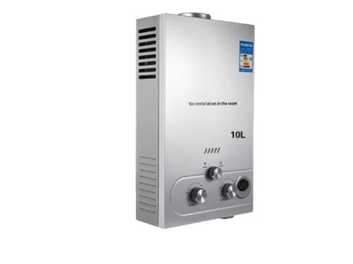 Aquecedor De Ãgua A Propano, Design Sem Tanque, Kit De Aã§o Inoxidã¡vel, 10l 20kw Oem