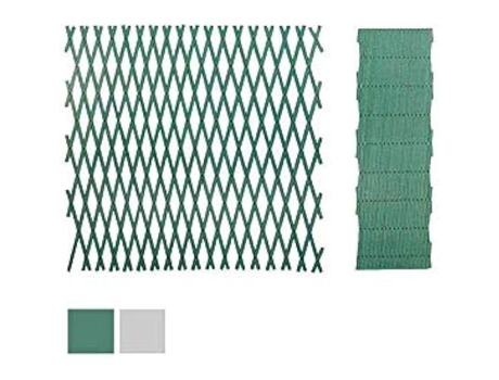 Treliça Extensível em Pvc LUKRA 4 X 1 Verde Treliça Extensível Material Pvc