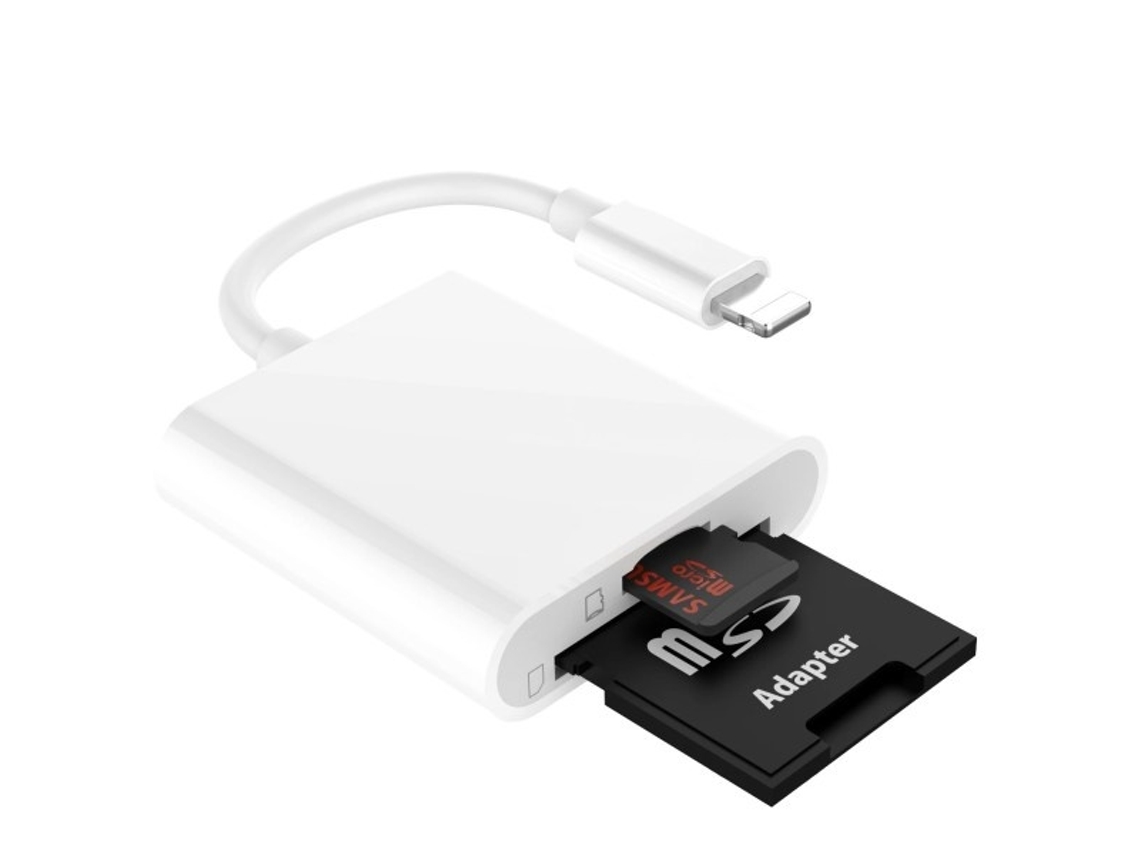 Lurelia Leitor De Cartões Usb Microsd/sd/tf Para Iphone