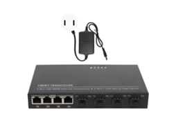 Conversor De Mídia De Fibra Ethernet (8 Portas, Sfp De Gigabit Completo)