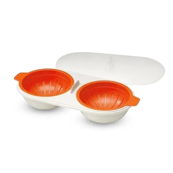 Cozedor De Ovos Duplo Portátil Para Micro, Ondas Tfrf